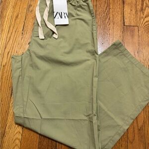 Zara Olive Green Pants